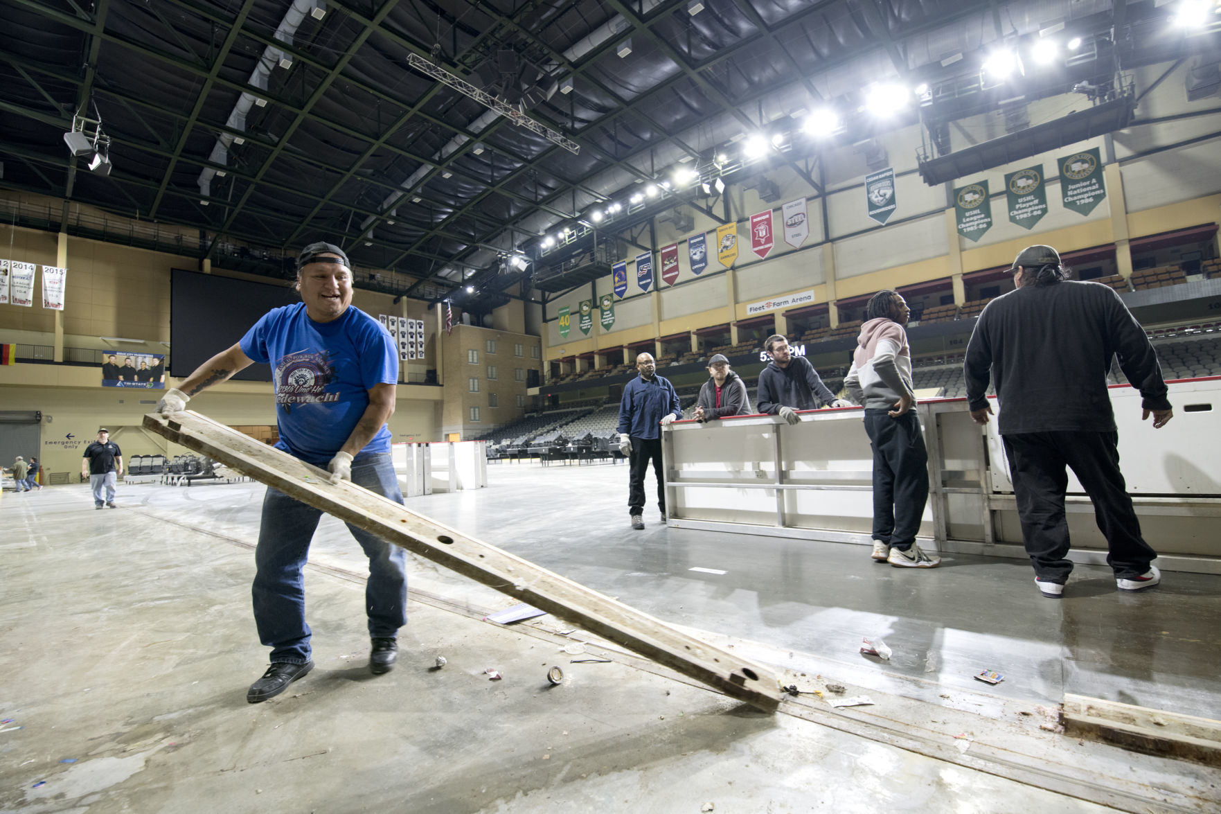 Preparing Tyson Events Center